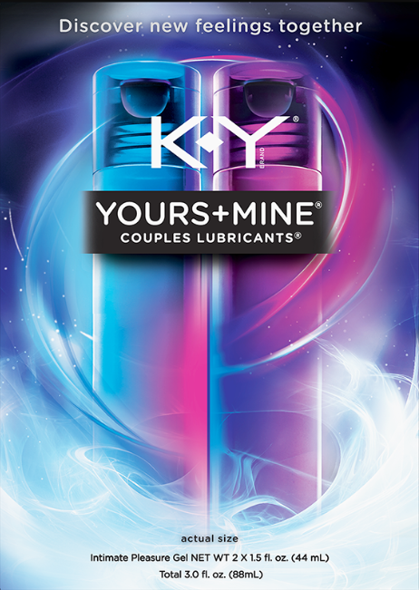 K-Y® Yours + Mine Couples Lubricants® - His